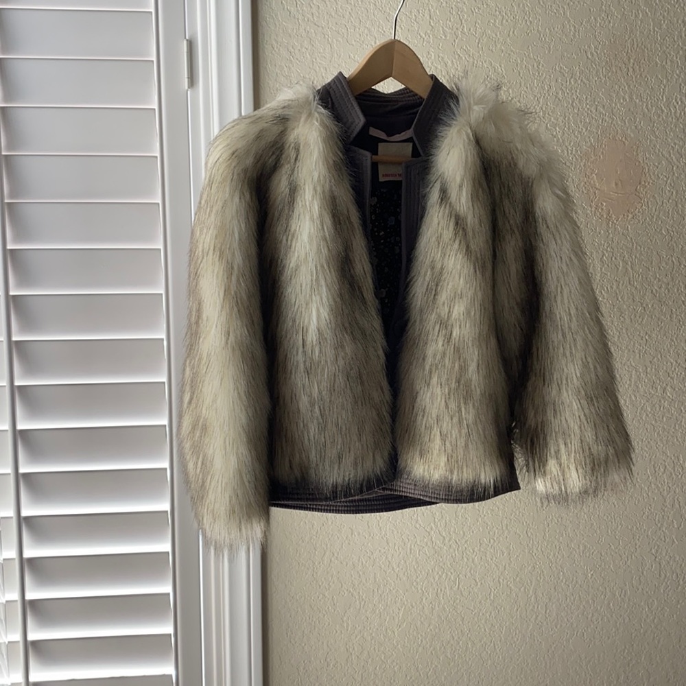 Rebecca Taylor faux fur jacket